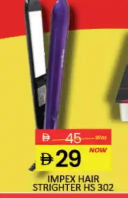 Mango Hypermarket LLC IMPEX Hair Appliances offer