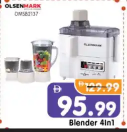 Al Madina Hypermarket OLSENMARK Mixer / Grinder offer
