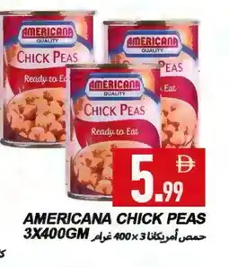 Rawabi Market AMERICANA Chick Peas offer