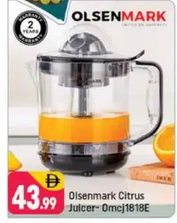 Shaklan OLSENMARK Juicer offer