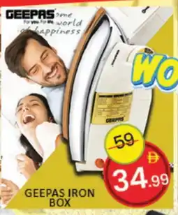 Mango Hypermarket LLC GEEPAS Ironbox offer