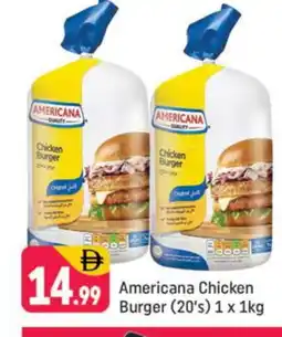 Shaklan AMERICANA Chicken Burger offer