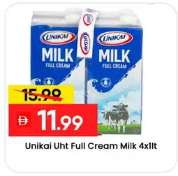 Mark & Save UNIKAI Long Life / UHT Milk offer