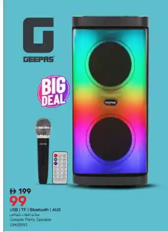 Nesto GEEPAS Speaker offer