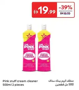 Carrefour Pink stuff cream cleaner offer