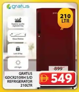 Grand Hyper Market GRATUS Refrigerator offer