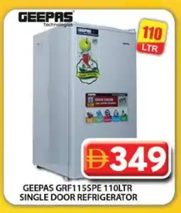 Grand Hyper Market GEEPAS Refrigerator offer