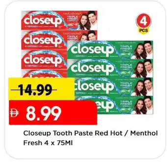 Mark & Save CLOSE UP Toothpaste offer