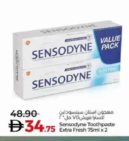 Lulu Hypermarket SENSODYNE Toothpaste offer