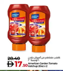 Lulu Hypermarket AMERICAN GARDEN Tomato Ketchup offer