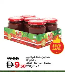 Lulu Hypermarket AL AIN Tomato Paste offer
