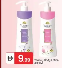 Talal Market YARDLEY Body Lotion & Cream offer