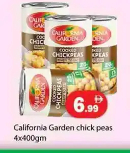 Zain Hypermarket CALIFORNIA GARDEN Chick Peas offer