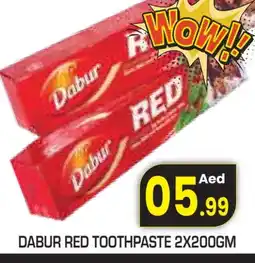 Baniyas Spike Hypermarket DABUR RED Toothpaste offer