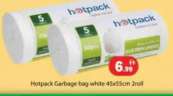 Zain Hypermarket HOTPACK Garbage / Trash Bags offer