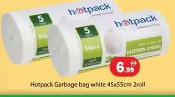 Gulf Hypermarket HOTPACK Garbage / Trash Bags offer