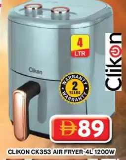 Grand Hyper Market CLIKON Air Fryer offer