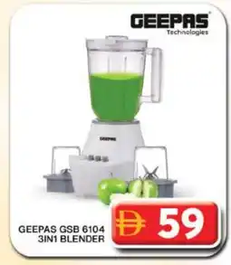 Grand Hyper Market GEEPAS Mixer / Grinder offer