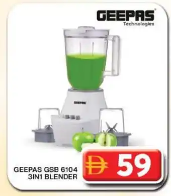 Grand Hyper Market GEEPAS Mixer / Grinder offer