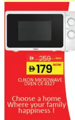 Mango Hypermarket LLC CLIKON Microwave Oven offer