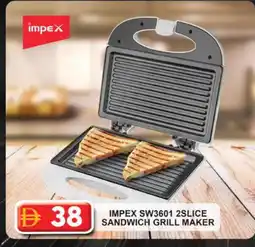 Grand Hyper Market IMPEX Sandwich Maker offer