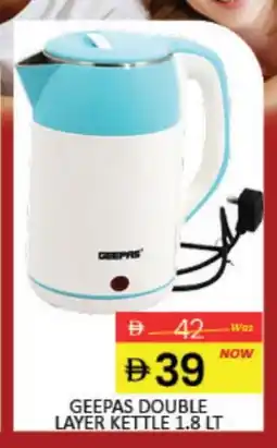 Mango Hypermarket LLC GEEPAS Kettle offer