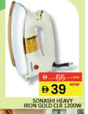 Mango Hypermarket LLC SONASHI Ironbox offer