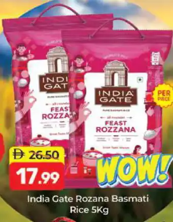 Al Madina INDIA GATE Basmati / Biryani Rice offer
