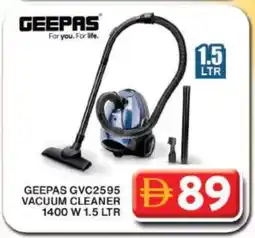 Grand Hyper Market GEEPAS Vacuum Cleaner offer