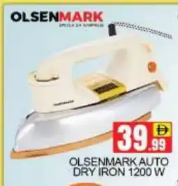 Mango Hypermarket LLC OLSENMARK Ironbox offer
