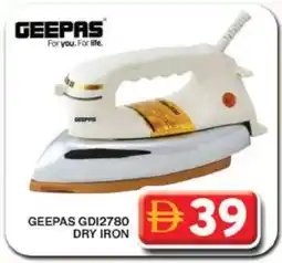 Grand Hyper Market GEEPAS Ironbox offer