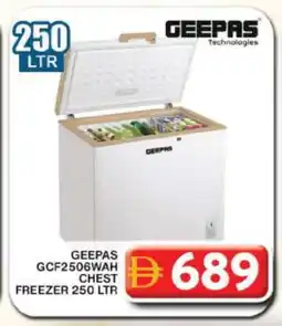 Grand Hyper Market GEEPAS Freezer offer