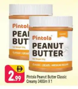 Shaklan PINTOLA Peanut Butter offer