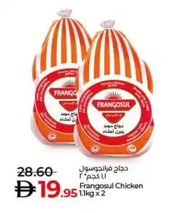 Lulu Hypermarket FRANGOSUL Frozen Whole Chicken offer
