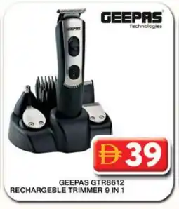 Grand Hyper Market GEEPAS Remover / Trimmer / Shaver offer