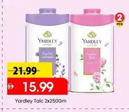 Mark & Save YARDLEY Talcum Powder offer