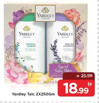 Mark & Save YARDLEY Talcum Powder offer