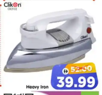 Al Madina Hypermarket CLIKON Ironbox offer