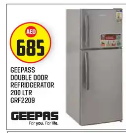 Baniyas Spike Hypermarket GEEPAS Refrigerator offer