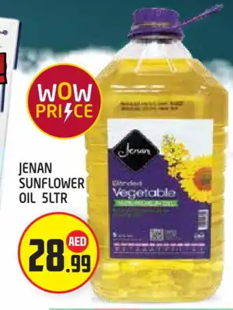 Baniyas Spike Hypermarket JENAN Sunflower Oil offer