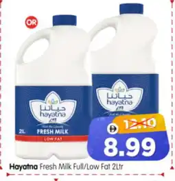 Al Madina Hypermarket HAYATNA Fresh Milk offer