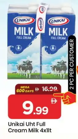 Mark & Save UNIKAI Long Life / UHT Milk offer