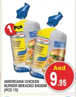 Baniyas Spike Hypermarket AMERICANA Chicken Burger offer
