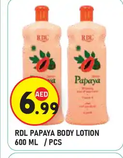 Baniyas Spike Hypermarket RDL Body Lotion & Cream offer