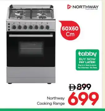 Nesto NORTHWAY Gas Cooker/Cooking Range offer