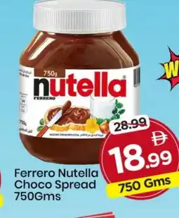 Mark & Save NUTELLA Chocolate Spread offer
