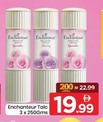 Mark & Save Enchanteur Talcum Powder offer