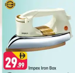 Shaklan IMPEX Ironbox offer