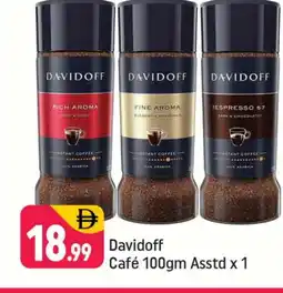 Shaklan DAVIDOFF Coffee offer