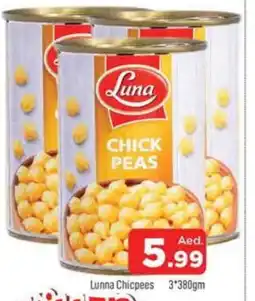 Al Madina LUNA Chick Peas offer
